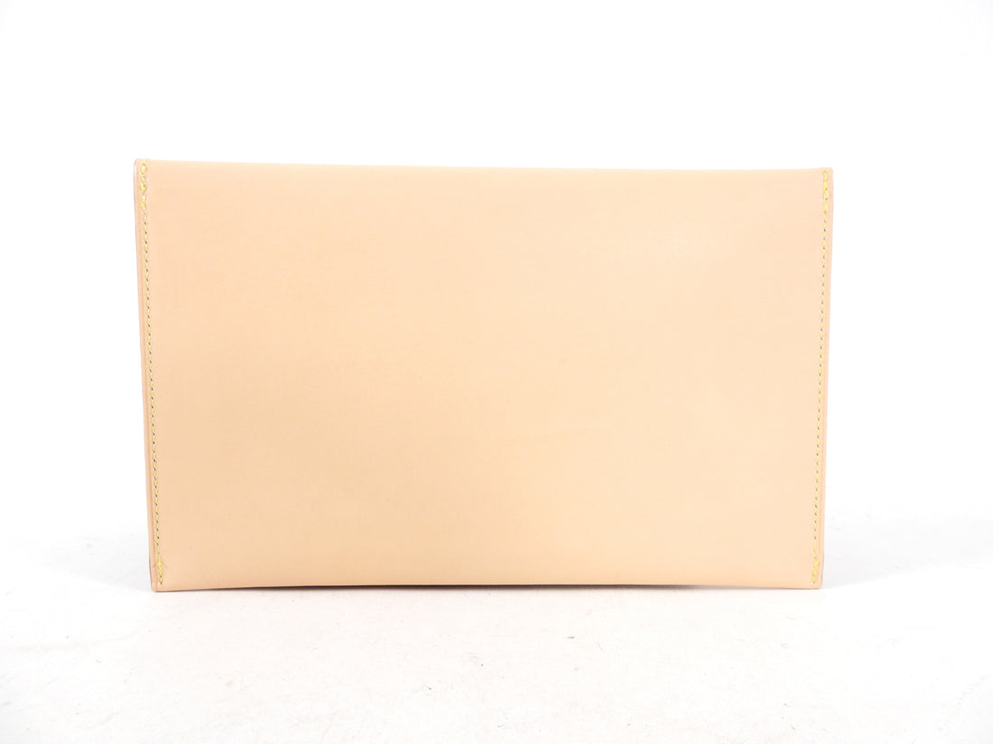 Louis Vuitton Vachetta Leather Envelope Travel Clutch Bag