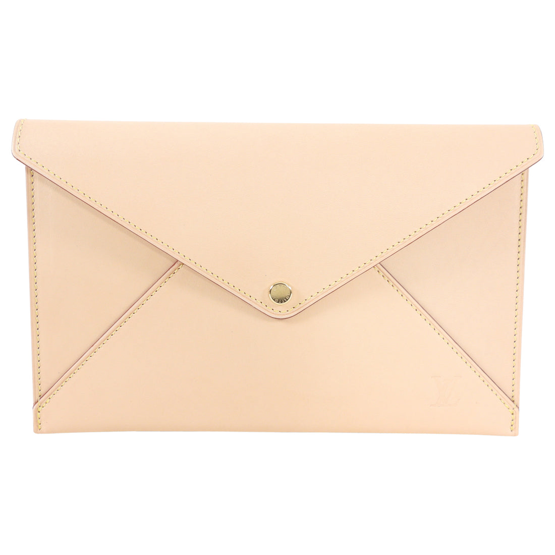 Louis Vuitton Vachetta Leather Envelope Travel Clutch Bag