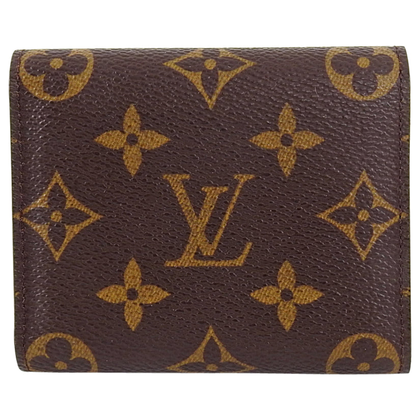 Louis Vuitton Vintage Monogram Canvas Trifold Business Card Holder
