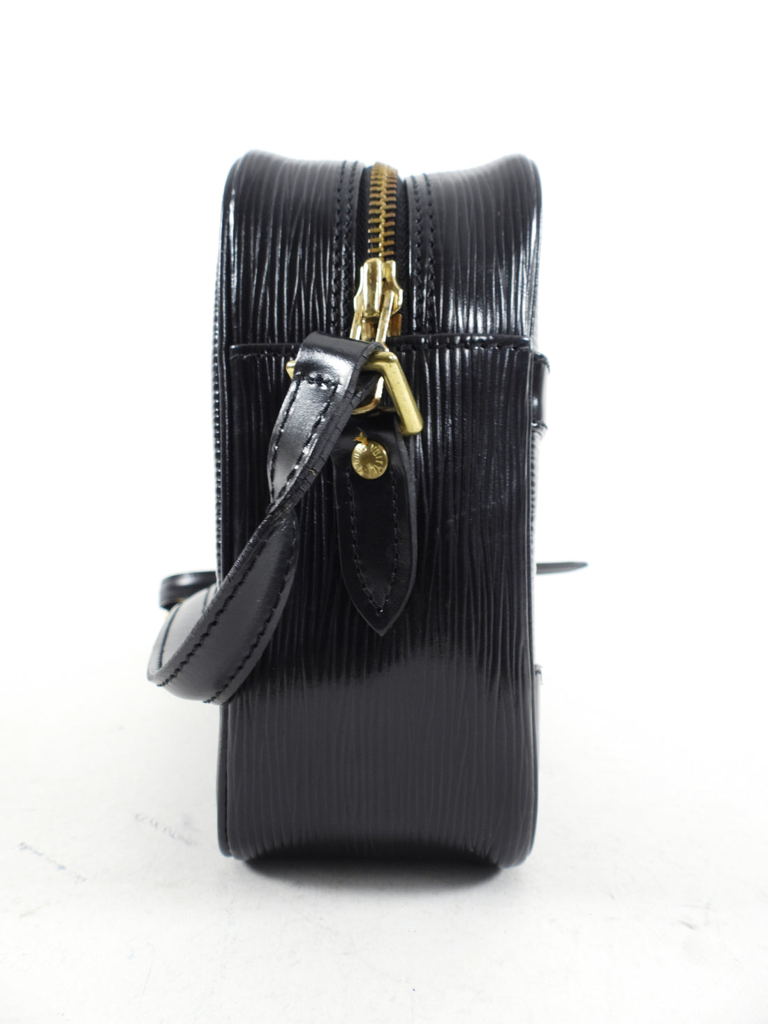 Lot - Louis Vuitton Trocadero Black Epi Crossbody Bag