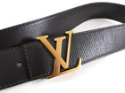 Louis Vuitton Brown Leather Utah Initiales Belt - 90/36