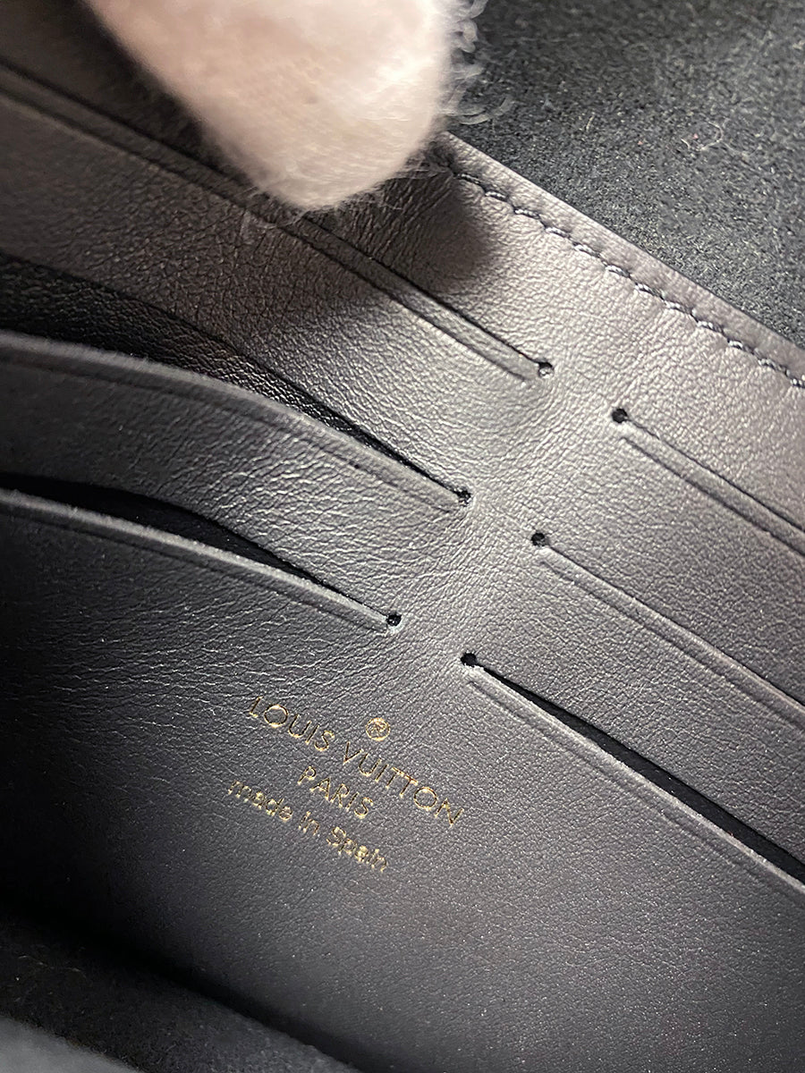 NEW Louis Vuitton Vavin Chain Wallet Turtledove Leather - Paris RECEIPT  🇫🇷