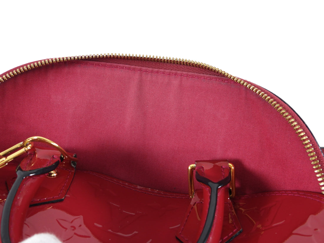 Louis Vuitton Alma BB Vernis Rose Indien Mini Bag
