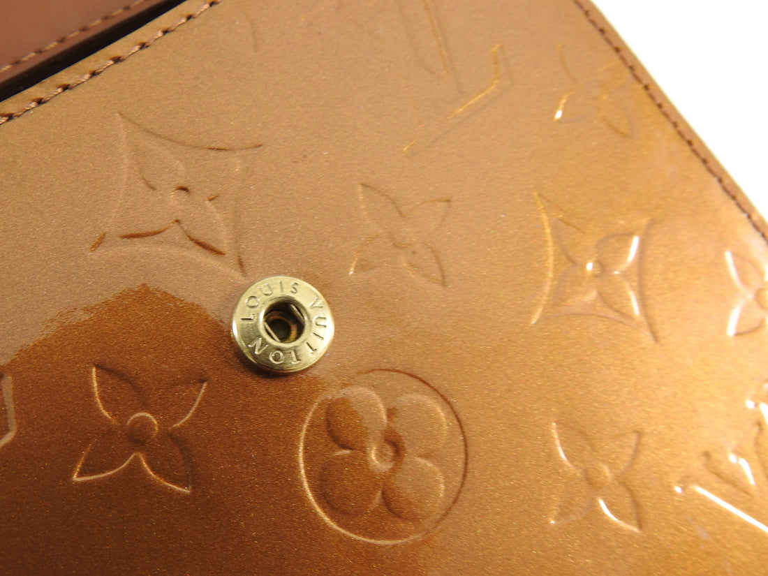 Louis Vuitton Copper Vernis Monogram Mott PM Bag – I MISS YOU VINTAGE