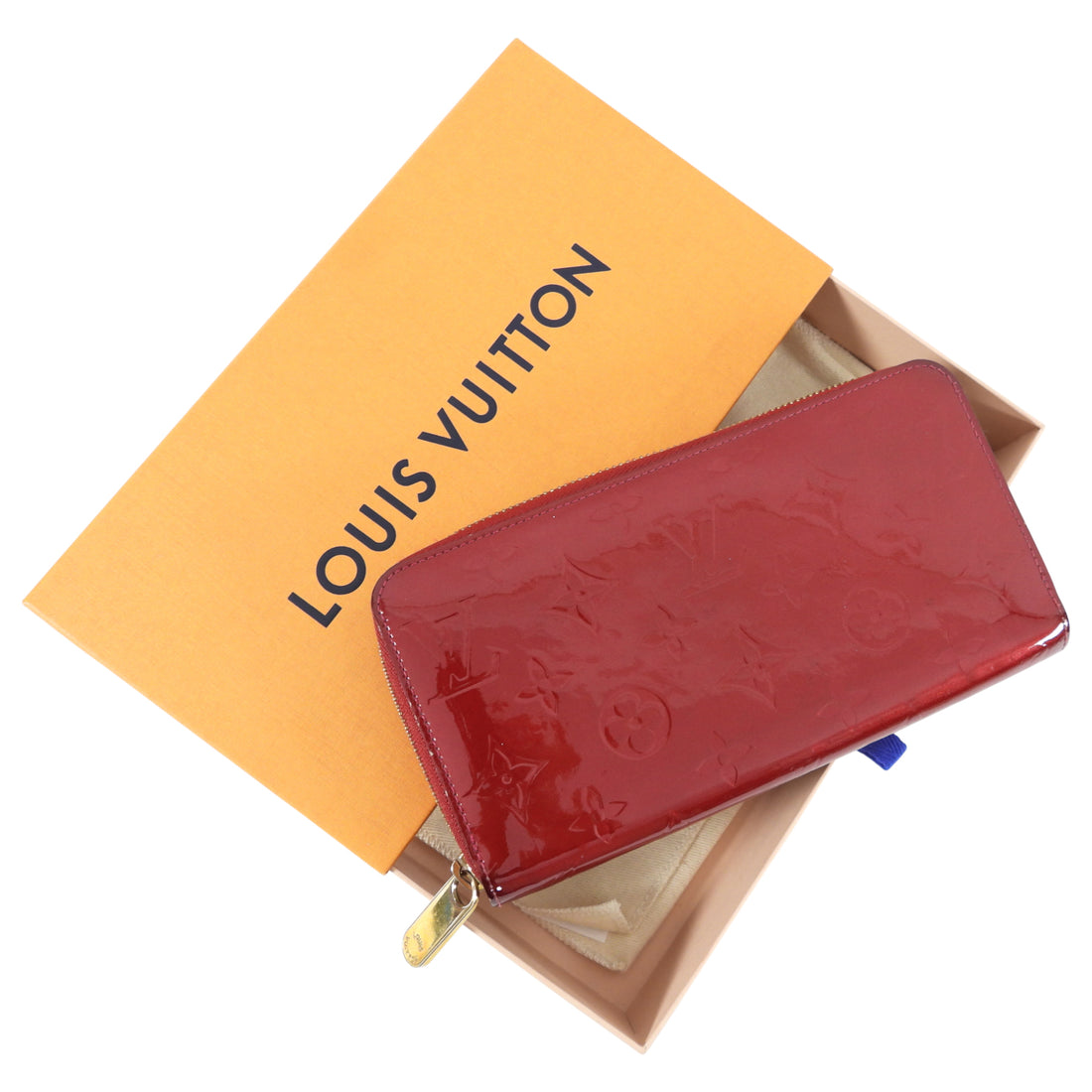 Patent leather wallet Louis Vuitton Red in Patent leather - 24667899
