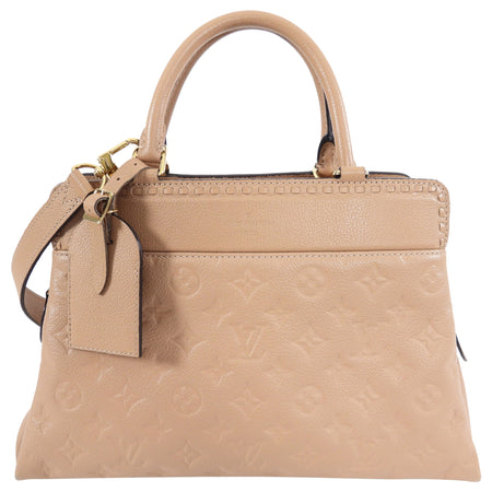 Louis Vuitton Empreinte Leather Vosges MM Papyrus Bag