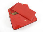 Louis Vuitton Cherry Red Vernis Felicie Pouch Pochette Bag