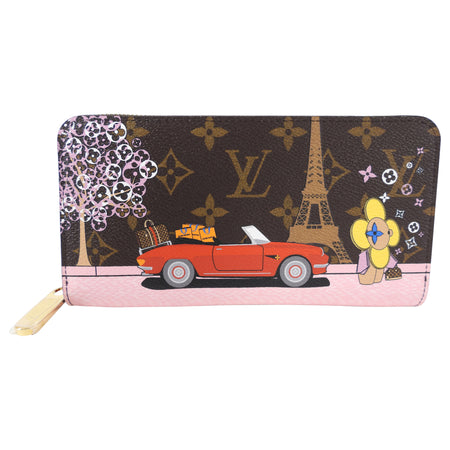 Louis Vuitton Monogram Animation Christmas 2019 Zippy Wallet