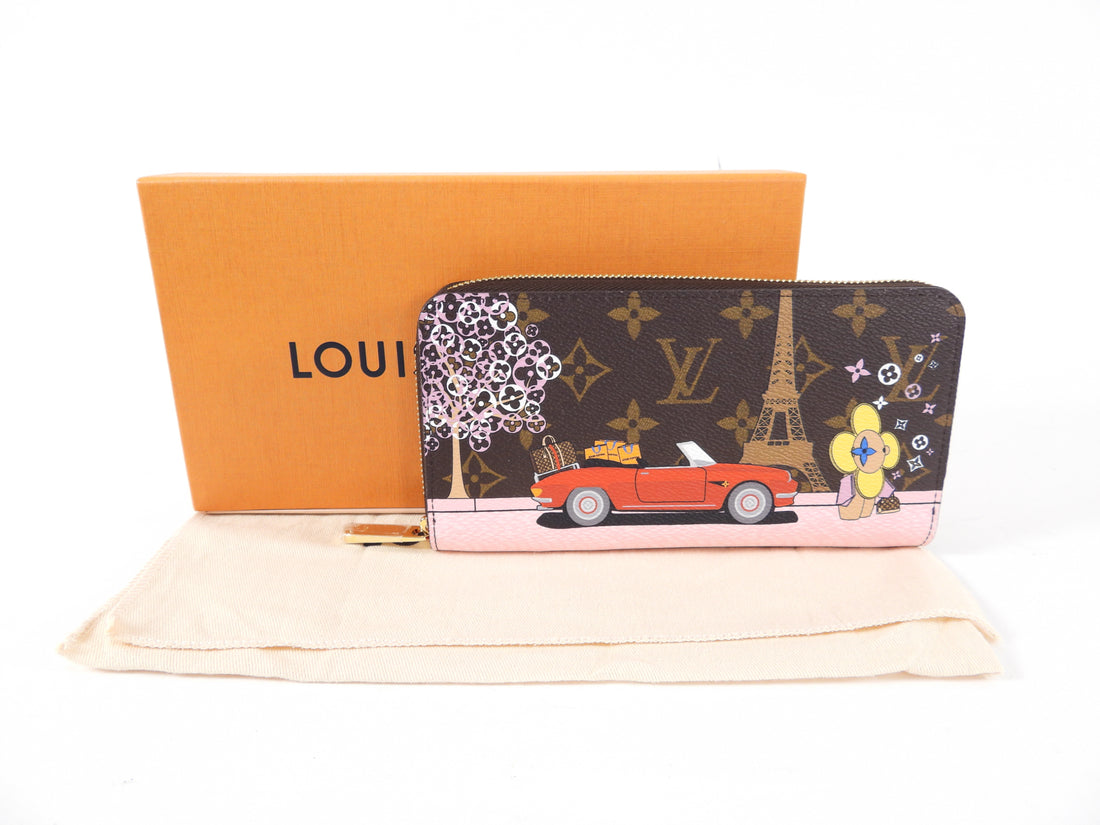 Louis Vuitton Zippy Wallet Limited Edition Vivienne Xmas Damier Print  21495459