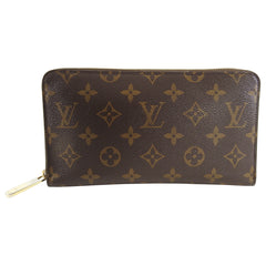 LOUIS VUITTON Monogram Zippy Organizer Wallet 42196