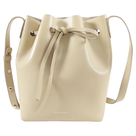 Mansur Gavriel Beige Mini Bucket Bag