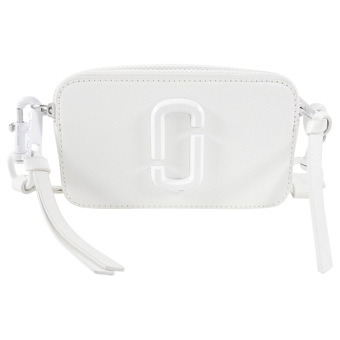 The Marc Jacobs White Small Snapshot Crossbody Bag