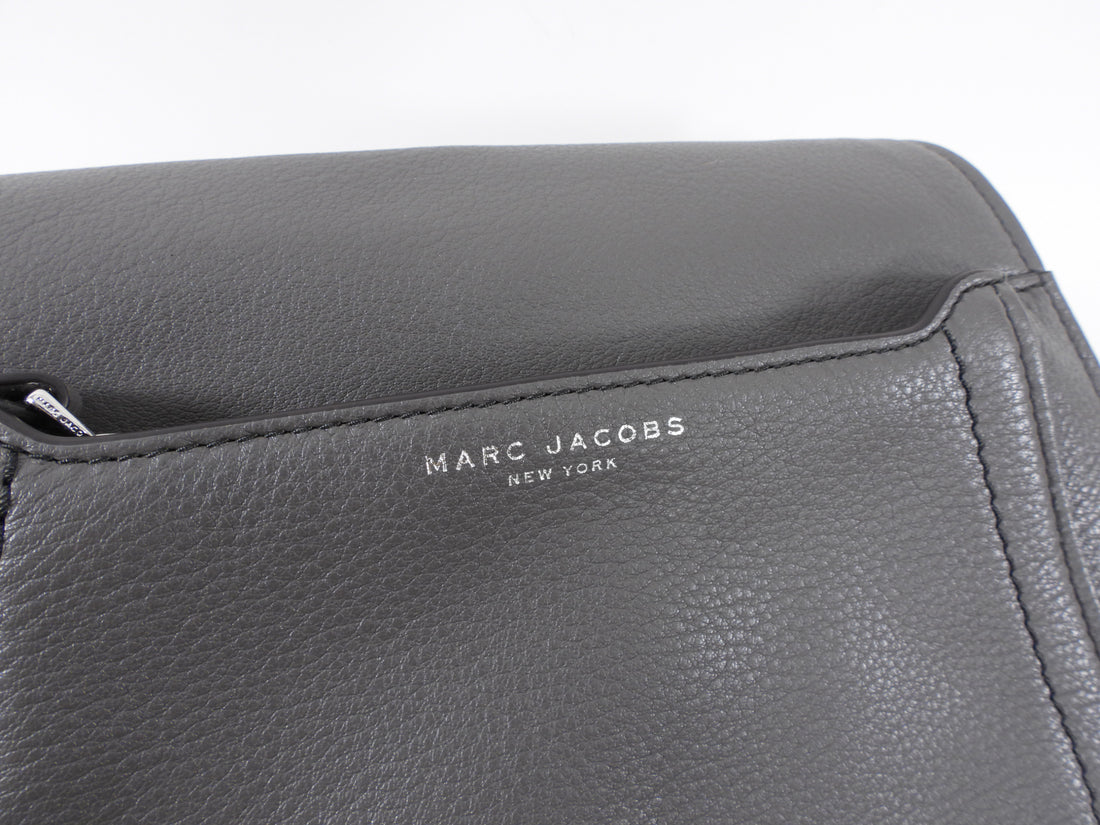 Marc Jacobs Grey Empire City Crossbody Messenger Bag