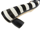 Marc Jacobs Black and White Mod Striped Pony Pumps - 37