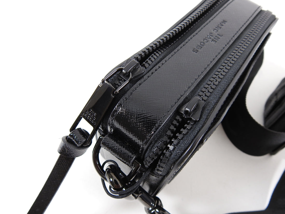 Snapshot leather crossbody bag Marc Jacobs Black in Leather - 16956550