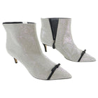 Marco de Vincenzo Strass Crystal Embellished Ankle Boots - 40