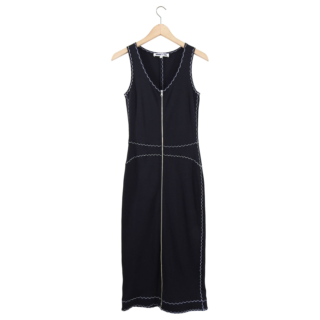 McQ Alexander McQueen Black Top Stitched Zipper Bodycon Dress - 2/4 I MISS YOU VINTAGE McQ Alexander McQueen Black Top Stitched Zipper Bodycon Dress - 2/4 I MISS YOU VINTAGE