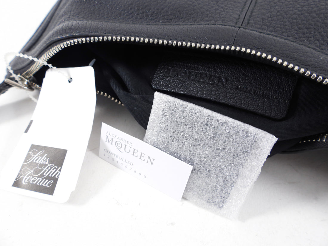 Alexander McQueen Small Black Leather De Manta Clutch Bag – I MISS YOU  VINTAGE