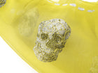 Alexander McQueen Large Lime Silk Shawl Skull Scarf