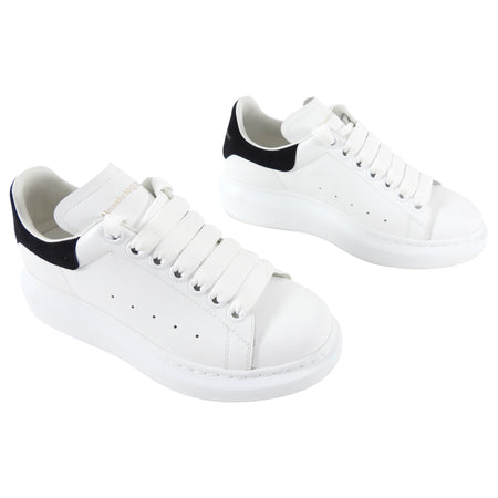 Alexander McQueen White Sneakers with Black - USA 6