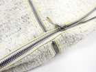 Alexander McQueen Ivory Tweed Zipper Mini Dress - IT38 / 2