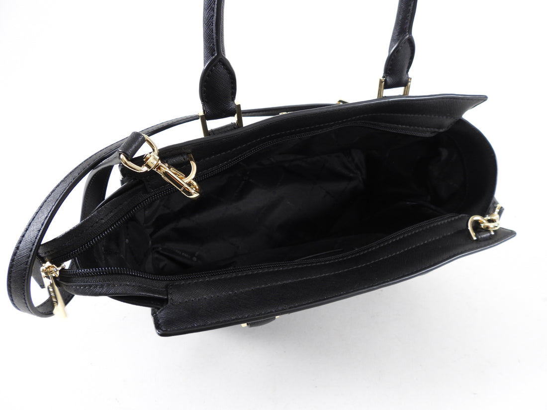 Michael Kors Black Two-Way Satchel Bag