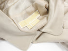 Michael Kors Collection Light Beige Silk Satin Shift Dress - 6