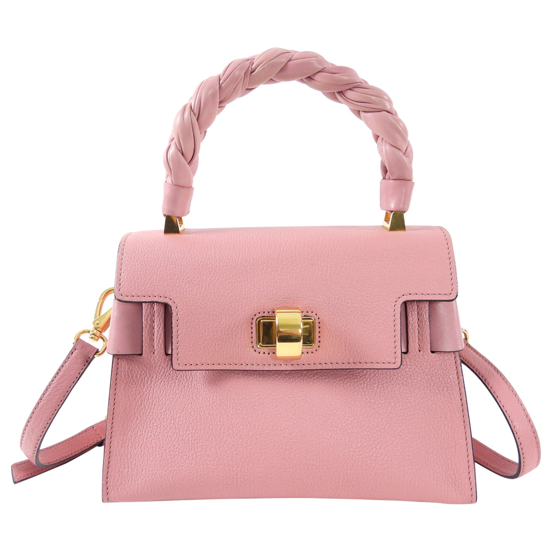 Miu Miu Pink Madras Click Top Handle Satchel Bag – I MISS YOU VINTAGE