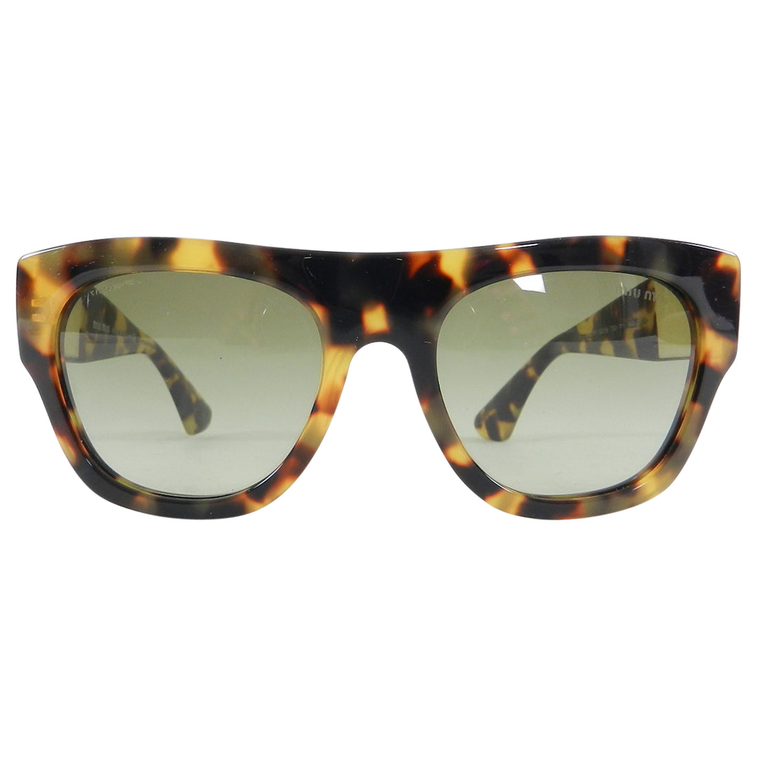 Miu Miu Eclat SMU 05P Tortoise Frame Sunglasses 