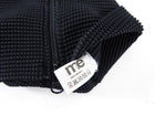 Issey Miyake ME Black Stretch Pleat Zip Shirt - XS / S