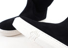 Moncler Black Suede Shearling Sneaker Boots - 37