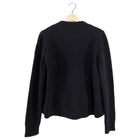 Moncler Black Velvet and Wool Quilted Maglione Cardigan - S
