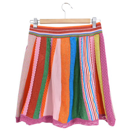 Moschino Couture Multicolor Knit Mini Skirt - IT42 / USA 6 / M