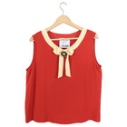Moschino Cheap & Chic Red Tank with Cameo Detail - IT46 / L