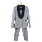 Moschino Boutique Houndstooth Wool Pants Suit - IT40 / USA 4