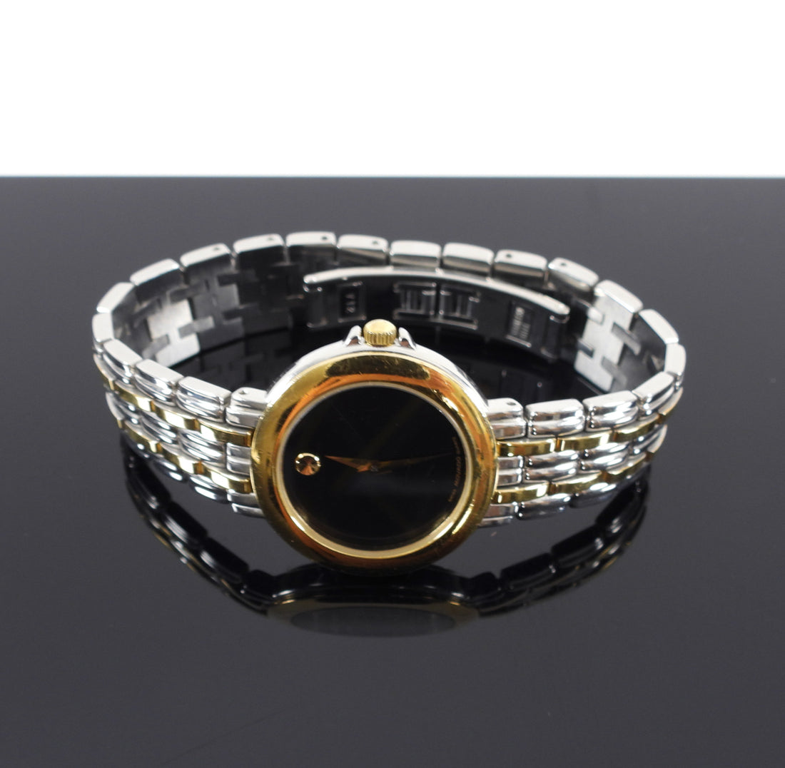 Movado Museum Ladies Two Tone Watch