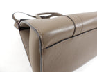 Mulberry Taupe Grained Leather Bayswater Bag With Strap