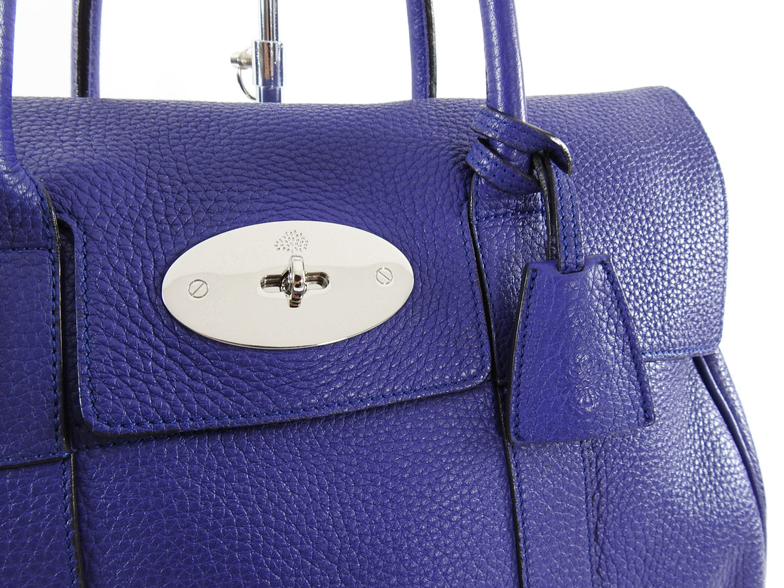 Mulberry Cobalt Blue Bayswater Classic Bag