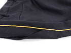 Nili Lotan Leo Black Tux Trouser with Yellow Piping - USA 4
