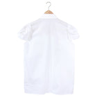 vNo 21 White Poplin Twist Sleeve Snap Shirt - S