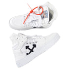 Off-White White Off-Court 3.0 High Top Canvas Sneakers - 37 