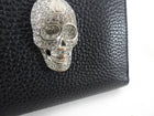 Philipp Plein Skull Crystal Small Zip Wallet