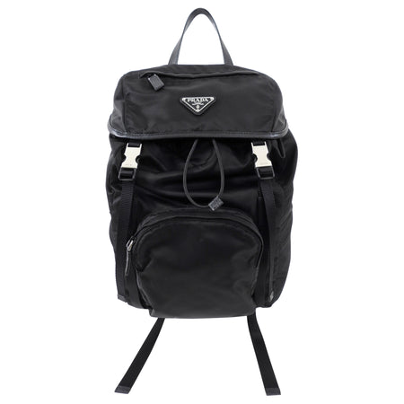 Prada Black Nylon Tessuto 2020 Backpack 