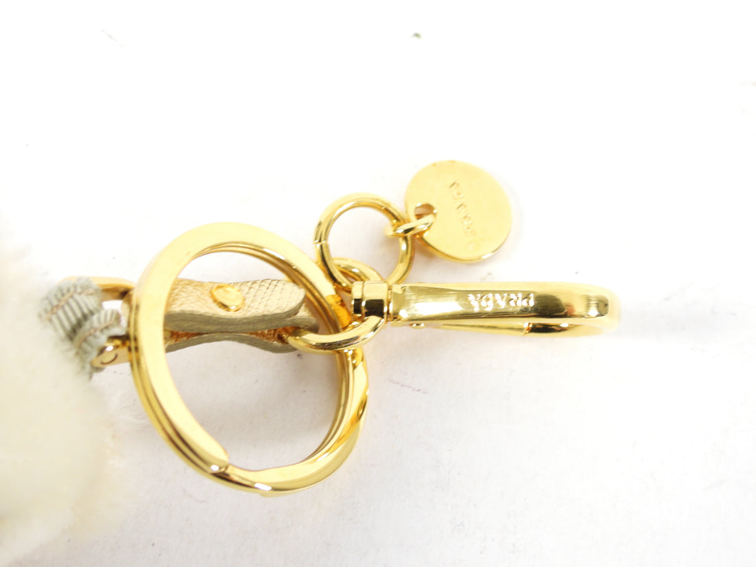 Prada Trick Orsetto Teddy Bear Bag Charm Keychain