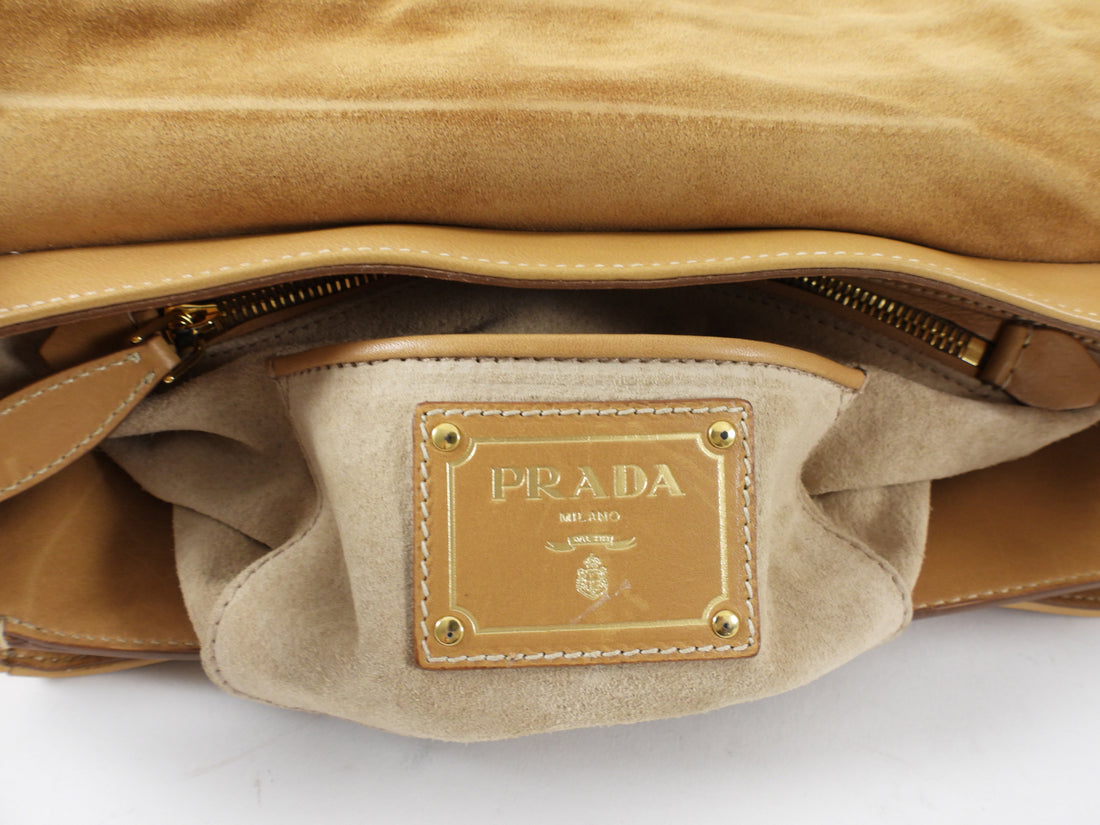 Tan discount prada crossbody