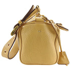 Prada Light Tan Leather Small Lock Shoulder Bag