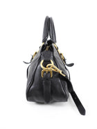 Prada Black Smooth Leather Two-Way Convertible Bag