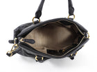 Prada Black Smooth Leather Two-Way Convertible Bag