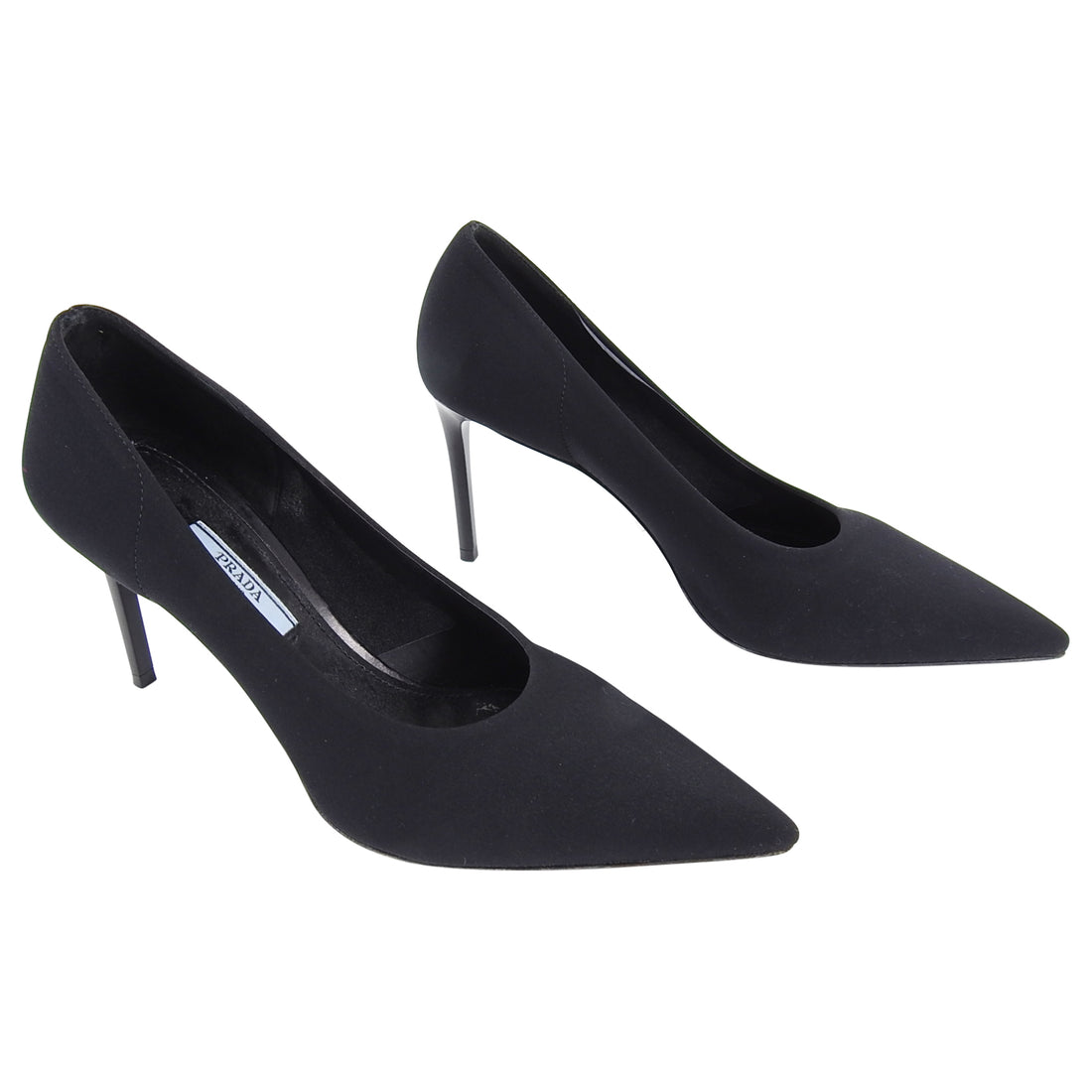 Buy PRADA Prada Black Leather Sandals Stiletto Heels Open Toe Shoes 2024  Online | ZALORA Singapore