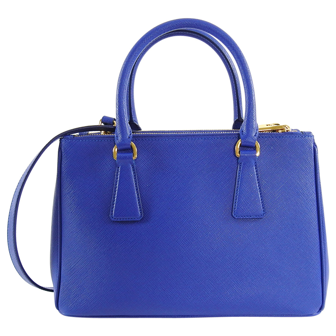 Prada Saffiano Cobalt Blue Mini Galleria Tote Bag – I MISS YOU VINTAGE